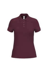 Polo piqué femme personnalisé - iDeal Basic Brand | Ideal Burgundy