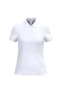 Polo piqué femme personnalisé - iDeal Basic Brand | Ideal White