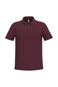 Polo piqué homme personnalisé - iDeal Basic Brand | Ideal Burgundy