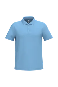 Polo piqué homme personnalisé - iDeal Basic Brand | Ideal Sky Blue