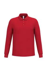 Polo piqué LSL homme - iDeal Basic Brand | Ideal Red
