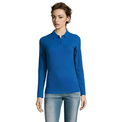 Polo Piqué Manches Longues Femme Perfect Lsl Women à personnaliser - SOL'S