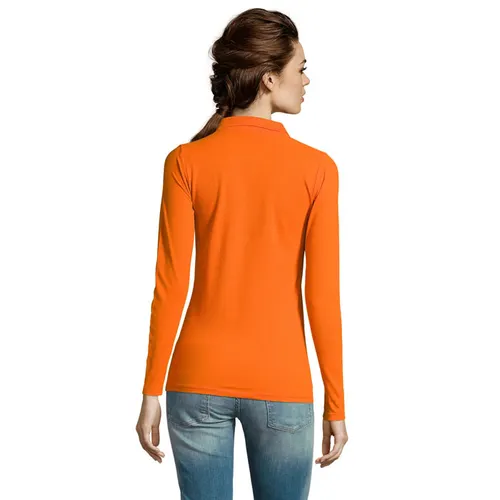 Polo Piqué Manches Longues Femme Perfect Lsl Women à personnaliser - SOL'S