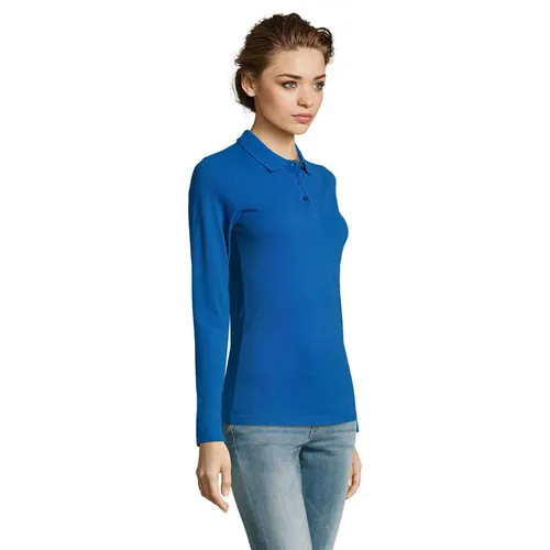 Polo Piqué Manches Longues Femme Perfect Lsl Women à personnaliser - SOL'S