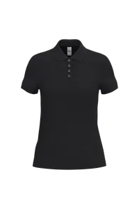 Polo piqué personnalisé femme - iDeal Basic Brand | Ideal Black