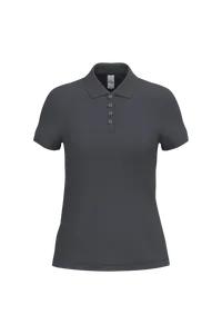 Polo piqué personnalisé femme - iDeal Basic Brand | Ideal Dark Grey