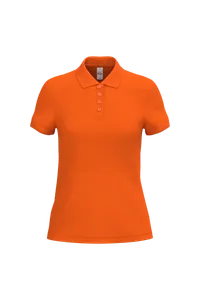 Polo piqué personnalisé femme - iDeal Basic Brand | Ideal Orange