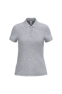 Polo piqué personnalisé femme - iDeal Basic Brand | Ideal Oxford Grey