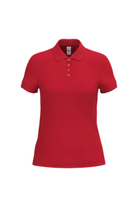 Polo piqué personnalisé femme - iDeal Basic Brand | Ideal Red