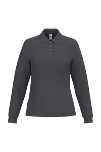 Polo piqué personnalisé LSL femme - iDeal Basic Brand | Ideal Dark Grey