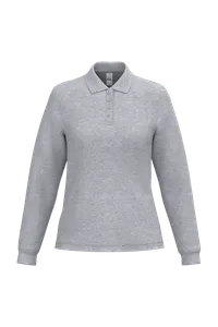 Polo piqué personnalisé LSL femme - iDeal Basic Brand | Ideal Oxford Grey