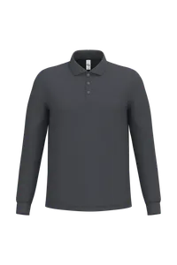 Polo piqué personnalisé LSL homme - iDeal Basic Brand | Ideal Dark Grey