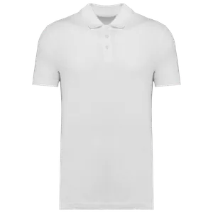 Polo piqué unisexe - Kariban | White