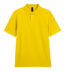 Polo personnalisé publicitaire - Softstyle Pique | Jaune