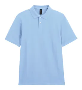 Polo personnalisé publicitaire - Softstyle Pique | Bleu Clair