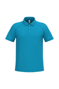 Polo sport homme personnalisé - iDeal Basic Brand | Ideal Atoll Blue