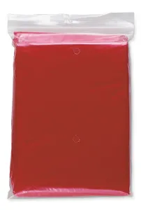 Poncho de secours personnalisable - Sprinkle | Red