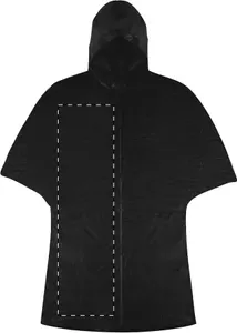 Poncho publicitaire - Drizzle | Noir