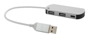 Port USB personnalisé - Raluhub | Argenté