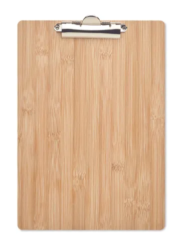 Porte-bloc A4 en bambou à personnaliser Clipbo