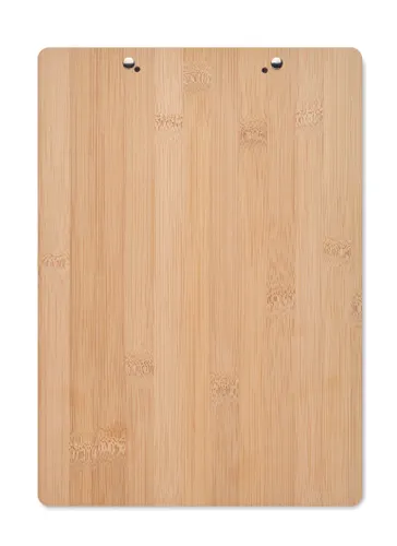 Porte-bloc A4 en bambou à personnaliser Clipbo