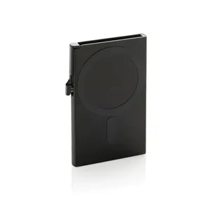 Porte-cartes magnétique pour téléphone en aluminium - XD Collection | Noir