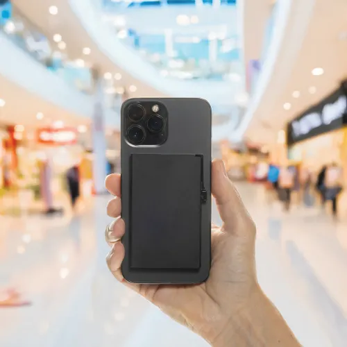 Porte-cartes magnétique pour téléphone en aluminium - XD Collection