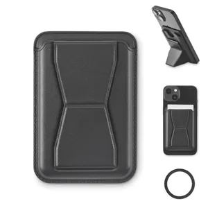 Porte-cartes magnétique publicitaire en PU - Leamag