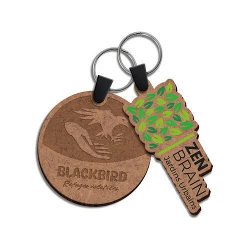 Porte cle création mdf personnalisée ep 3mm entre 20 cm2 et 40 cm2