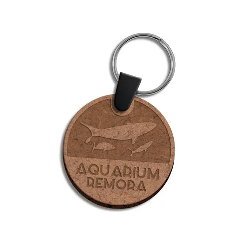 Porte cle creation MDF publicitaire ep 3 mm maxi 20 cm2