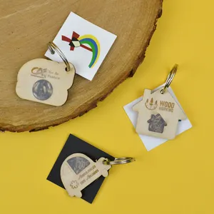 Porte-clé graines et bois