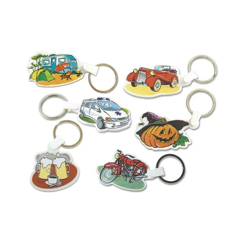 Porte clefs rigide a theme personnalise