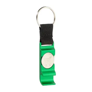 Porte-clés à décapsuleur pour valise à roulettes - OpenCart | Vert