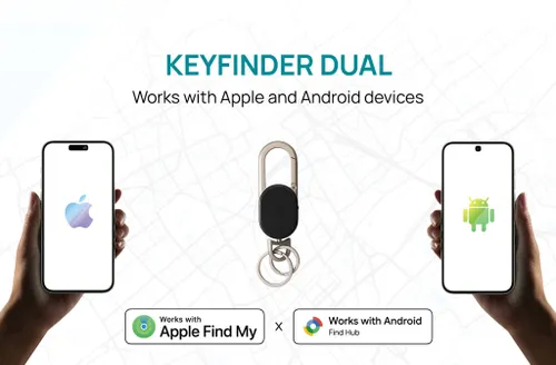 Porte-clés avec géolocalisation Keyfinder Dual - XD Collection