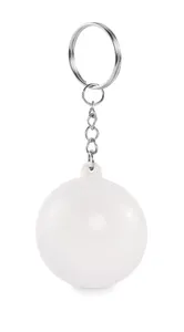 Porte-clés boule en PU - Cirkely | Blanc