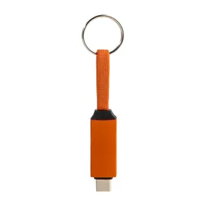 Porte-clés câble USB-C 60 W  - Keycab | Orange