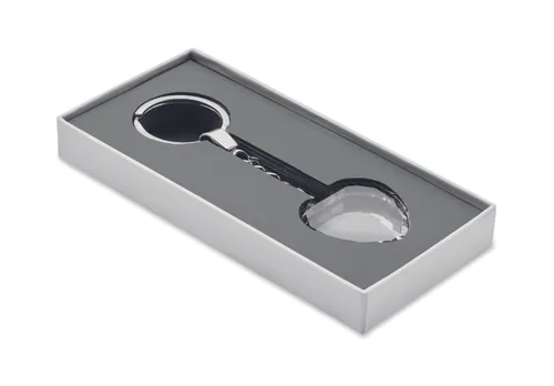 Porte-clés cœur en verre personnalisé - Heartward