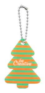 Porte-clés de Noël personnalisé, étoile - publicitaire CreaFelt Key Xmas | Sapin de Noël