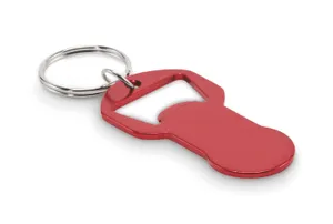 Porte-clés décapsuleur - Clave | Rouge