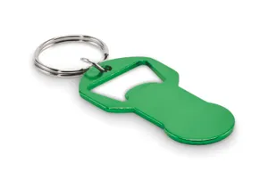 Porte-clés décapsuleur - Clave | Vert