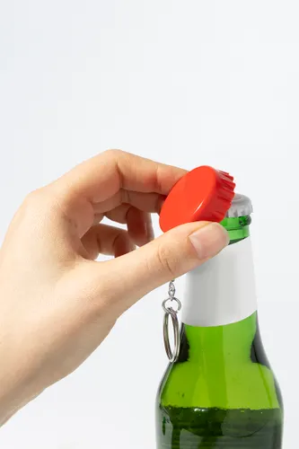 Porte-clés décapsuleur en ABS - Popcap