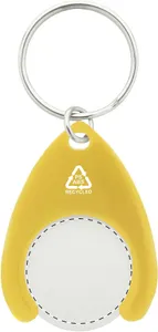 Porte-clés jeton rabs personnalisés - Neppy | Jaune