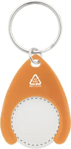 Porte-clés jeton rabs personnalisés - Neppy | Orange