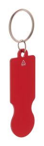 Porte-clés jeton publicitaire - RaluCart | Rouge