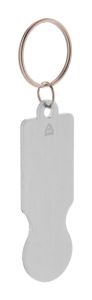Porte-clés jeton publicitaire - RaluCart | Argenté