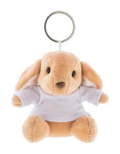 Porte-clés lapin en peluche personnalisé - BunnyFob