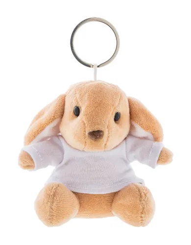 Porte-clés lapin en peluche personnalisé - BunnyFob
