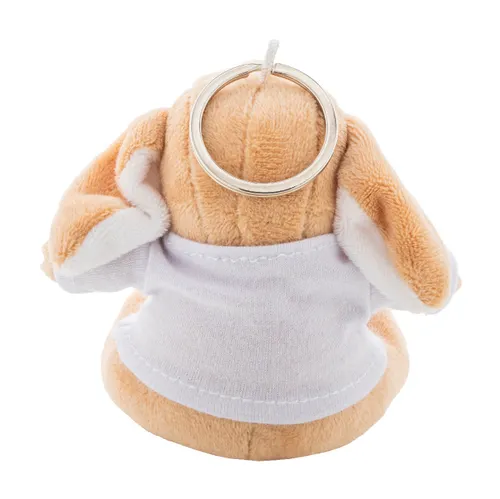 Porte-clés lapin en peluche personnalisé - BunnyFob