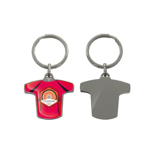 Porte-cles metal publicitaire personnalisable - cyclisme