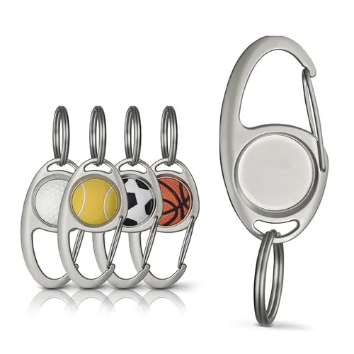 Porte-cles metal sport personnalisé